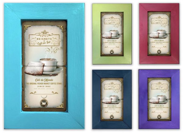 Beignets Framed Marble Stones