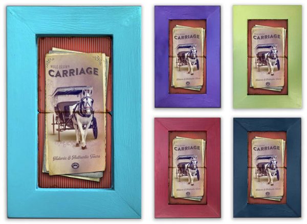 Carriage Framed Marble Stones
