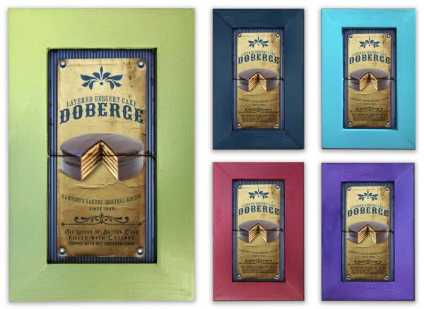 Doberge Framed Marble Stones