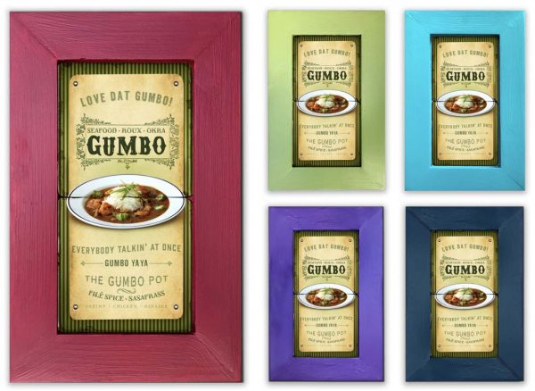 Gumbo Framed Marble Stones