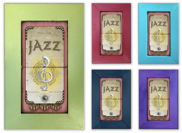 Jazz Framed Marble Stones