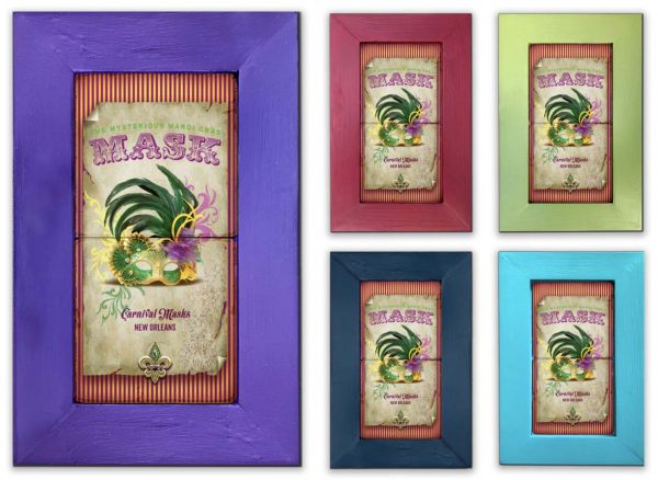 Mask Framed Marble Stones