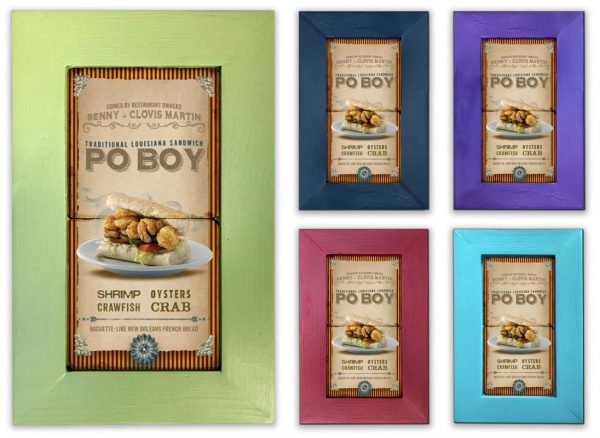 Po Boy Framed Marble Stones