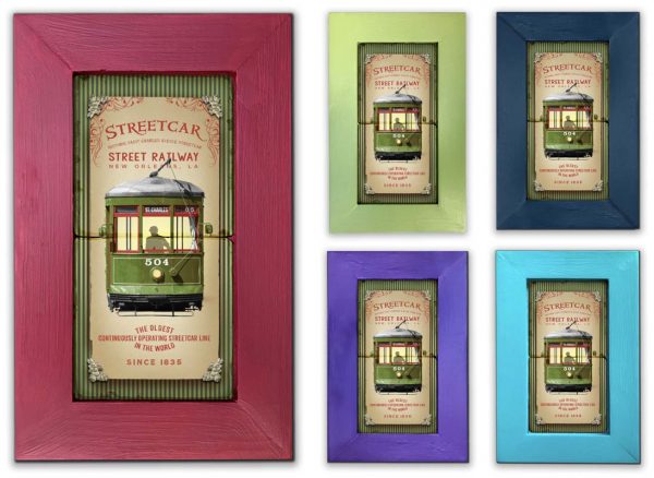 Streetcar Framed Marble Stones